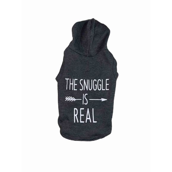 HP┊“The Snuggle is Real” Dog/Puppy Jacket|Gray & White|X-Small|See Description